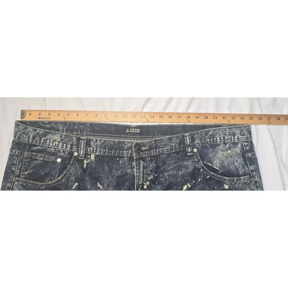 Access Apparel Distressed Designer Size 50x30 Men's Jeans - 45